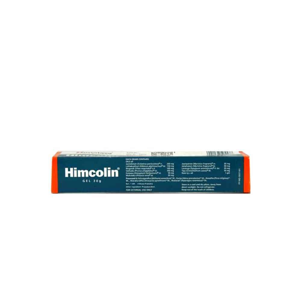 Himalaya Himcolin Gel 30g And Rxtime Extra 30Tablet (combo pack)