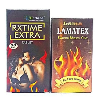 Lama Lamatex Swarna Bhasm Yukt Tablet & Rxtime Extra Tablet(combo pack)