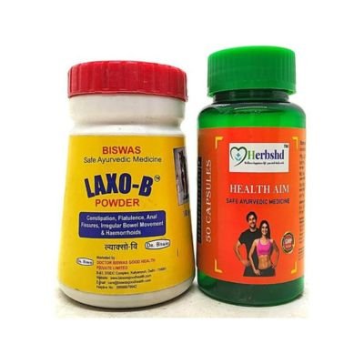 Laxo-B Powder And Health Aim Capsule is a medicine used to treat constipation. It is a laxative.