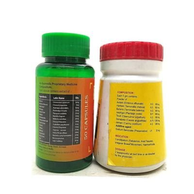 Laxo-B Powder And Health Aim Capsule is a medicine used to treat constipation. It is a laxative.