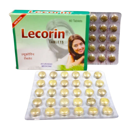 Herbal Lecorin Tablets for uterine bleeding, constant vaginal discharge, functional uterine bleeding.