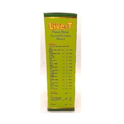 Live-T Syrup is a combination used in the treatment of fatty liver disease. People with liver diseases such Liver increase