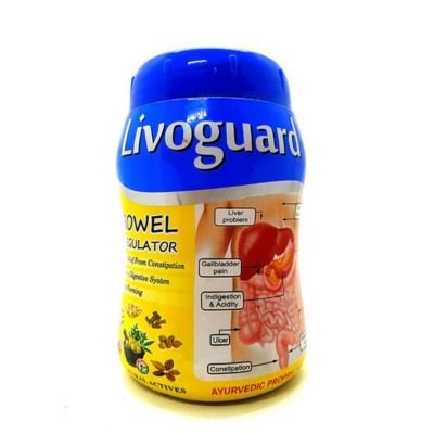 Made with 100% natural ingredients, Ayurvedic Livoguard Liver Powder provides effective constipation relief.