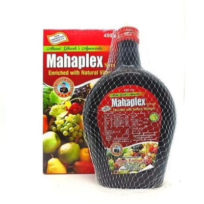 Effective For Anaemia, General Disability, Weakness, Physical & Mental Strees And Rundown Condition,Mahaplex Syrup 450 ml