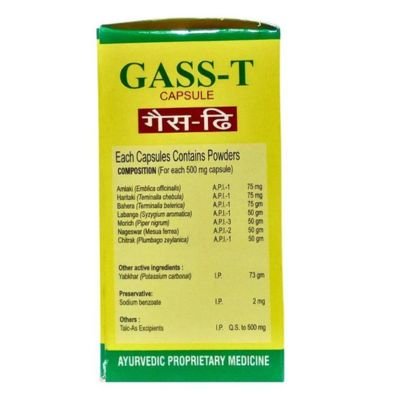 M/S Tara Herbal Acidity Relief Gass-t capsule is a herbal supplement marketed as a natural remedy for digestive disorders