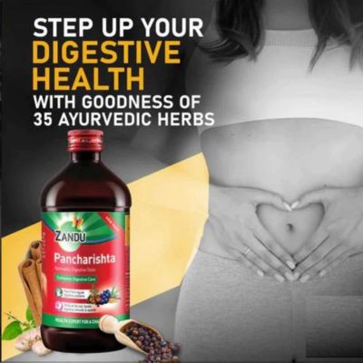 New pack 100% Safe Natural Ayurvedic ZANDU Pancharishta Tonic is the perfect solution to all your digestive problems