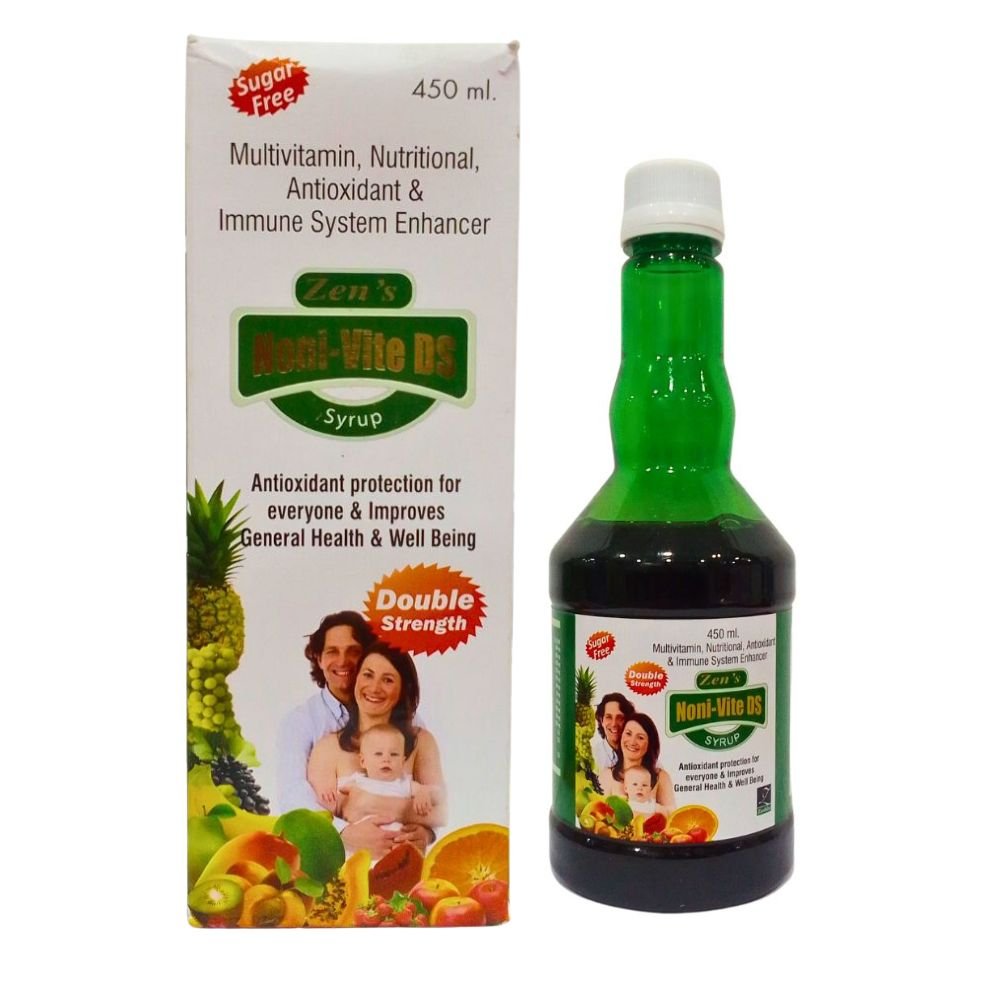 Multivitamin,nutritional,antioxidant Ayurvedic Noni - Vite DS Syrup is a dietary supplement that contains noni fruit extract