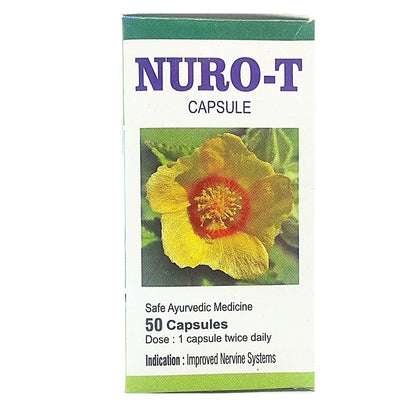 Ayurvedic NURO-T Capsule Useful for brain nervous system, and central nervous system ,somatic nervous system.