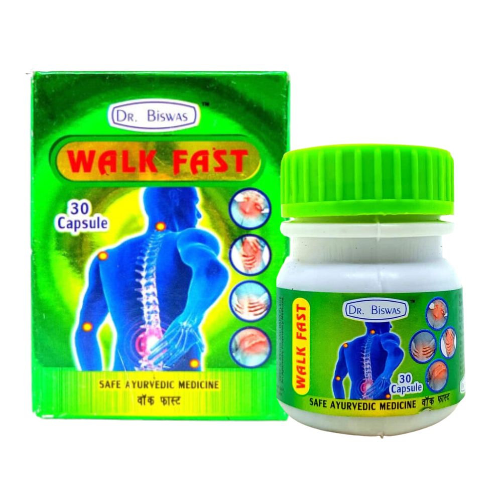 Paralitol oil and Walk Fast capsules relieve pain. It provides very quick relief from pain in healthy bones and joints.