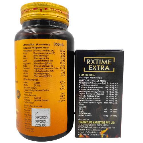 PARAVINE & Rxtime extra tables is a male enhancement supplement that can help increase libido & improve intercourse function