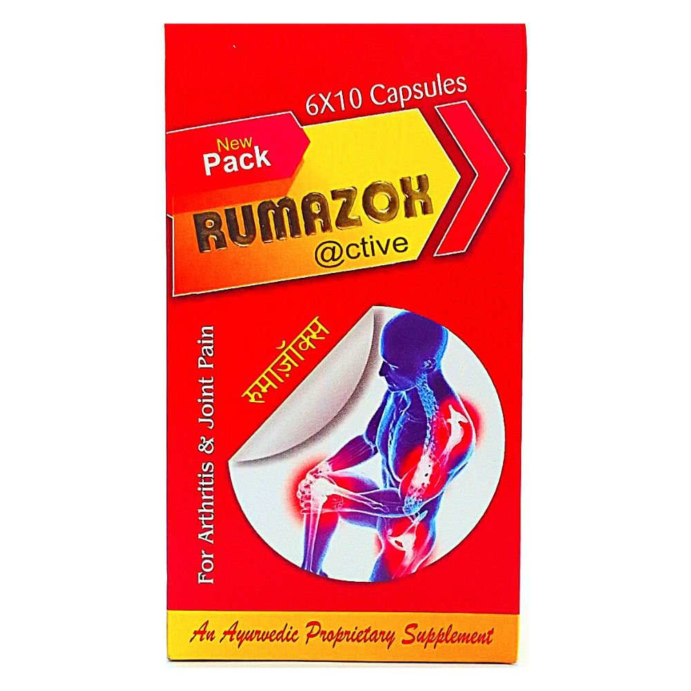 Rhumazox Active Capsules relieve pain, inflammation and swelling in conditions affecting joints and muscles