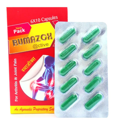 Rhumazox Active Capsules relieve pain, inflammation and swelling in conditions affecting joints and muscles