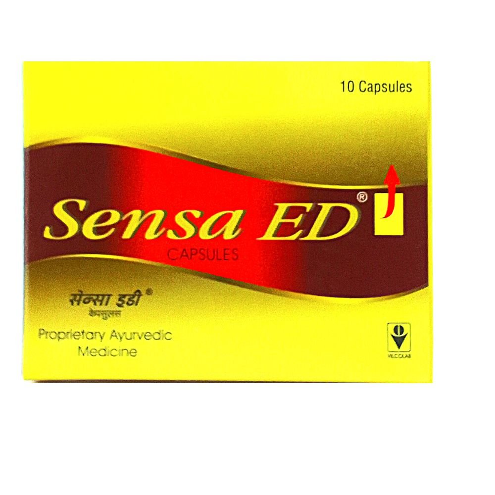 Sensa ED Capsules is an Ayurvedic proprietary medicine that improves erectile dysfunction and is a 100% effective