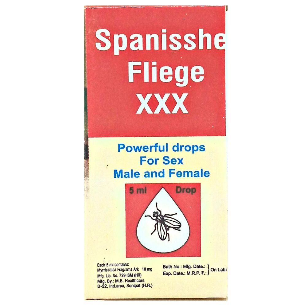 Spanisshe Fliege XXX Powerful Drops for sex male & female, is used to increase a woman’s sexual desire.