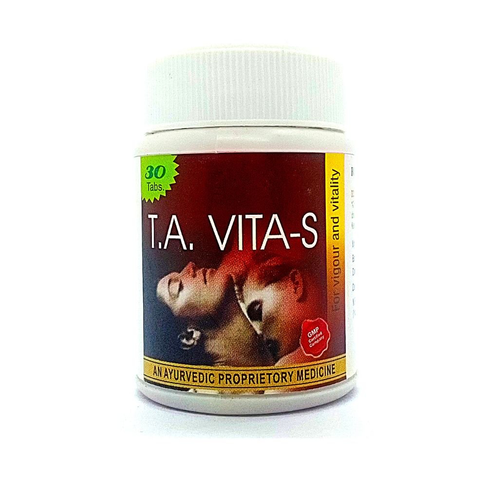 TRISKAND Ayurvedic T.A. VITA-S for strength vigour & vitality medicine for best ayurvedic tablet.