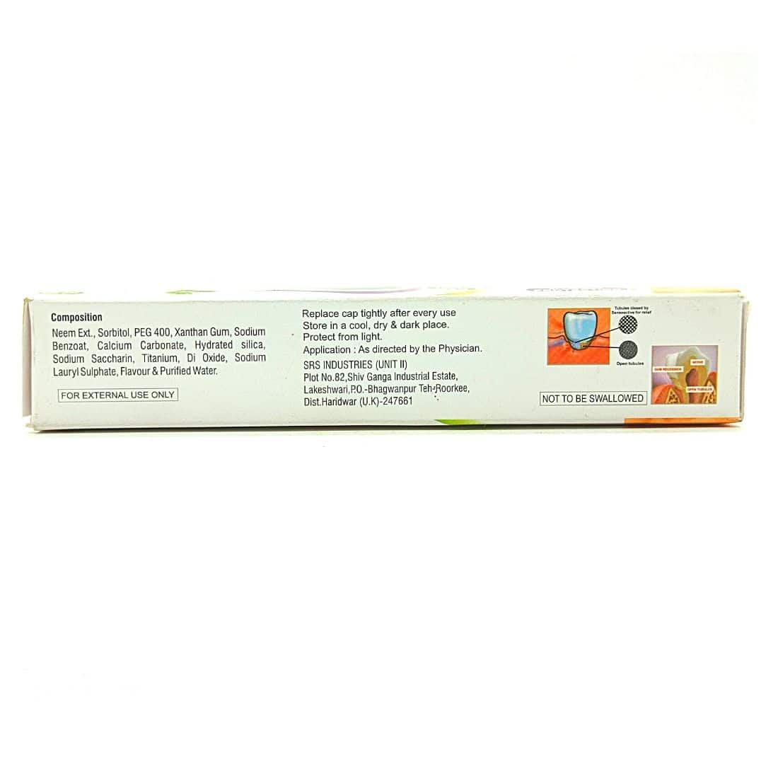 Ayurvedic Vedratan Gum Guard Neem Tooth Paste for healthy gums and bright teeth.