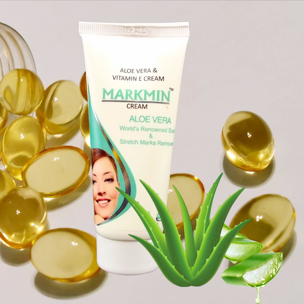 vitamin E Markmin Cream for scar & stretch marks remover, It removes blemishes and black spots & gives new energy to the skin